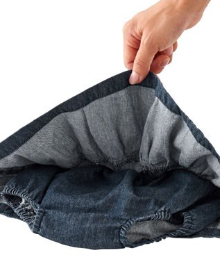 MIKI HOUSE HOT BISCUITS 【70-90cm】 スカート付ブルマ インディゴブルー