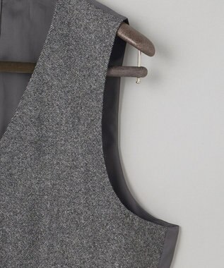 GOTAIRIKU RENEWOOL_CASHMEREベスト ライトグレー系8