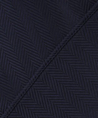 JOSEPH HOMME 【ドレスシャツ】ヘリンボンシャツ レギュラーカラードレスシャツ ネイビー系