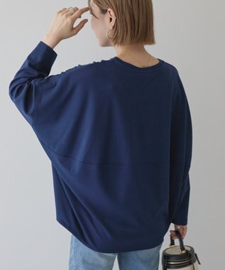 AMERICAN HOLIC コクーンポンチプルオーバー Navy