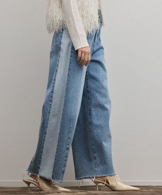 サイドラインデニムパンツ