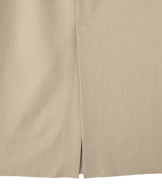 CRAFT STANDARD BOUTIQUE ＜セレモニー＞カットアウトヘムIラインスカート Beige