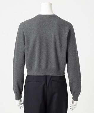 23区 S 【エステータ】クルーネック プルオーバーニット グレー系