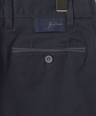 JOSEPH ABBOUD 【25SS・ウエストも伸びる！オーガニックコットン使用】ハイパワーオーガニックピケ パンツ ネイビー系
