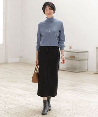 J.PRESS LADIES ノットオーバル ワントップ ネックレス シルバー系