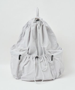 WEGO ドロストデザインリュック ライトグレー