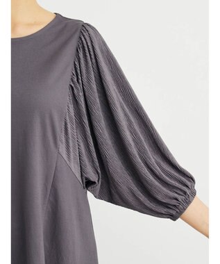 Green Parks ボリューム袖切替プルオーバー Dark Gray