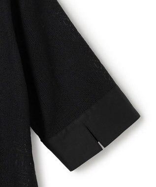 23区 【SLOW/一部店舗限定】モチーフレース ワンピース ブラック