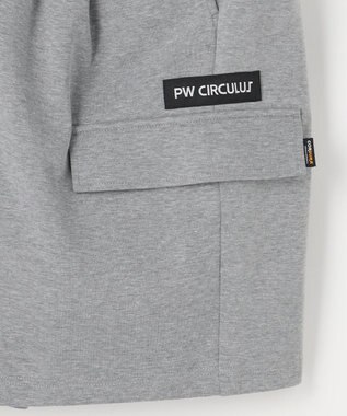 PW CIRCULUS 【MEN】ワイドハーフパンツ ゴルフ グレー系