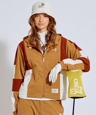 【ストレッチ素材】【WOMEN】トラックジャケット ゴルフウェア レディース