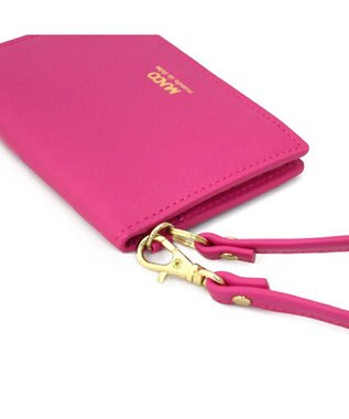 IBIZA MUNDO　牛革　パスケース ピンク