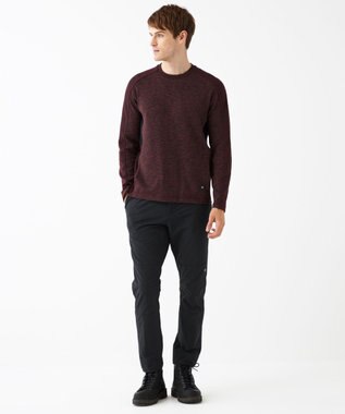 JOSEPH ABBOUD MOUNTAIN 【UNISEX】ランダムスラブリップ カットソー ワイン系