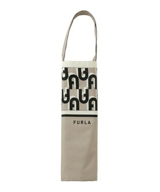 MOONBAT FURLA 傘袋 折りたたみ傘用 アーチロゴ／内側吸水生地 ベージュ