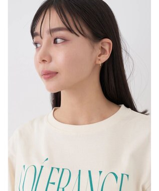 earth music&ecology ｔｏｌｅｒａｎｃｅ　ロゴロンＴＥＥ Cream