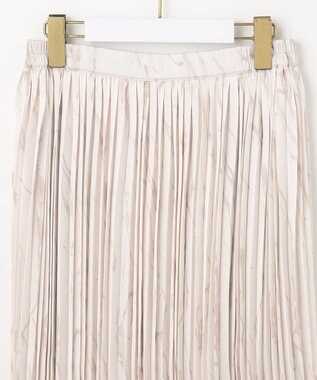 ANY SIS 【2SET】パーカー×マーブルプリントスカート セットアップ アイボリー系