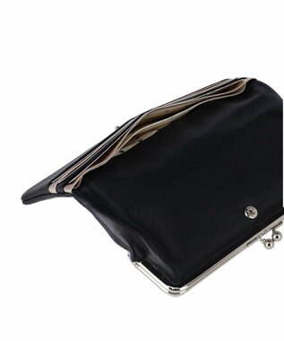 tsumori chisato CARRY tcパッチワーク がま口 長財布 ブラック