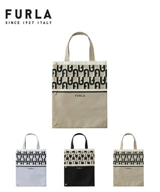 FURLA 傘袋 折りたたみ傘用 アーチロゴ／内側吸水生地