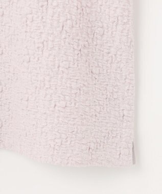 組曲 L 【WEB限定】ストレッチジャガード クロップドＴシャツ ピンクグレージュ系