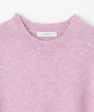 ANY L ニットチュニック ラベンダー