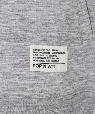 PW CIRCULUS 【WOMEN】ハーフジップ 裏毛スウェットトップス ゴルフウェア レディース グレー系