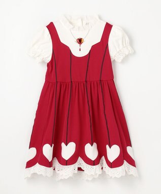 ANY KIDS 【カードキャプターさくら×any FAM】オープニング衣装風ワンピース (クリアカード編) レッド