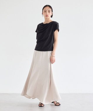earth music&ecology Tストラップサンダル Black
