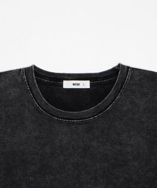 WEGO コットンクルーネックT（SS）　 ブラック