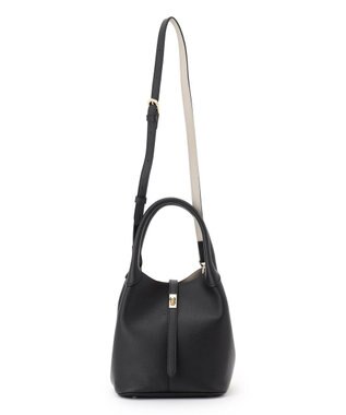 23区 【先行予約】VIOLAd'ORO シュリンクレザー 2WAY ハンドバッグ ブラック系