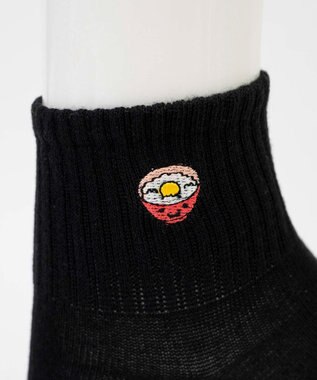 WEGO 炭水化物アンクルソックス 柄1