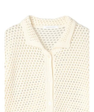 AMERICAN HOLIC 透かし編みニットカーディガン Ivory