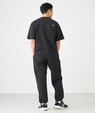 SHARE PARK MENS 【UVカット・吸水速乾・ストレッチ・軽量 】ポケットロゴTシャツ（L・XLサイズ） ブラック系