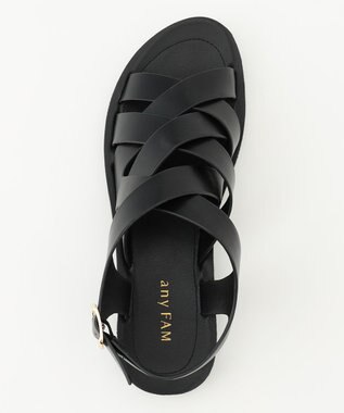 ANY クロスグルカサンダル ブラック