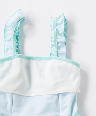 OP／FILA 【marie claire ENFANTS】フリルセパレート水着 ミント