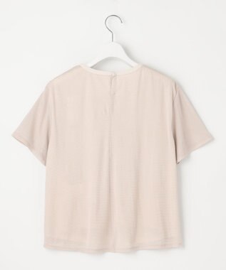 J.PRESS LADIES S 【洗える】ミラノ風天竺シアー カットソー ベージュ系