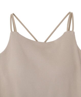 earth music&ecology 【予約】適ON カップ付きキャミソール ベージュ