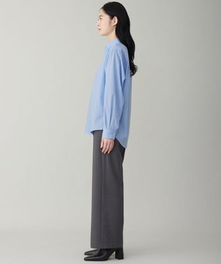 UNFILO MENS 【OCEANS 雑誌・web 掲載 / 男女兼用】TR デイリークリーンシャツ ブルー×オフストライプ