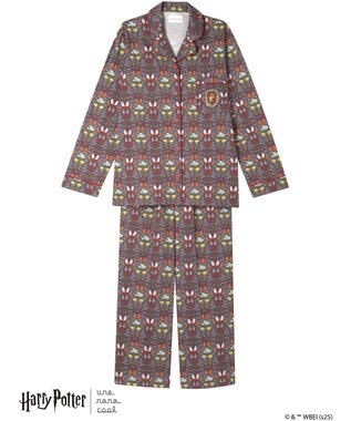 une nana cool 【ハリー・ポッターコラボ】【綿100%】開襟パジャマ レッド