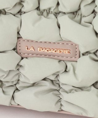 LA BAGAGERIE ポップコーンキルト2WAYトート Mサイズ ライトグリーン