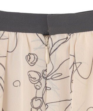 BEIGE， DRACAENA / ギャザースカート Ecru x Slate