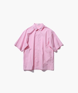 ATON SUVIN BROAD | オーバーサイズシャツ - UNISEX PINK STRIPE