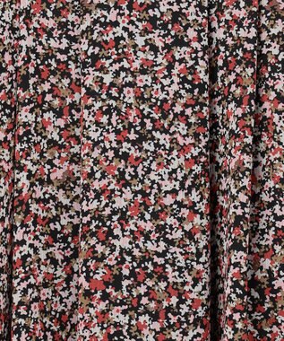 組曲 【先行予約】インプレッションフラワープリント フレアスカート ピンクフラワー系