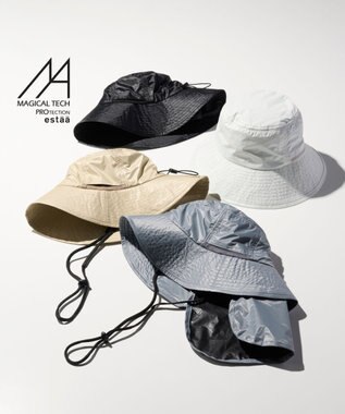 MOONBAT 【遮光ハット】マジカルテックプロテクション アドベンチャーハット 帽子 UV100％ 遮光100％ 軽量 撥水