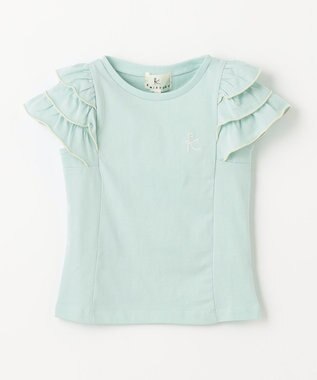 組曲 KIDS 【110-140㎝】メローメロー Tシャツ ミントグリーン系