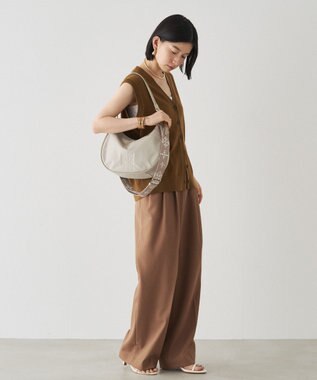 russet ＜360g/撥水性あり＞ コーデュラナイロン2wayショルダーバッグ(CE-1537) L.Greige