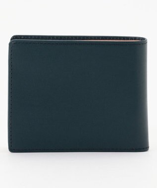 J.PRESS MEN 【MORPHO×J.PRESS】スムースヌメ 二つ折り財布 ネイビー系