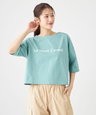 SHARE PARK LADIES 【UVカット・吸水速乾・ストレッチ・軽量 】ロゴショートTシャツ（S・Mサイズ） サックスブルー系