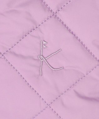 組曲 KIDS 【110-140㎝】マフラー付き中綿キルト アウター ラベンダー