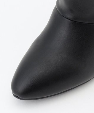 ICB ワイドロングブーツ ブラック系