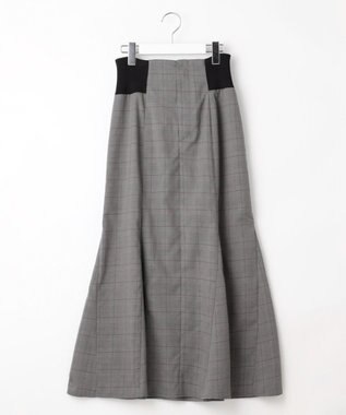 Feroux 【古畑星夏さん着用・洗える】サイドリブマーメイド スカート ホワイト系2