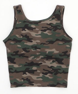 WEGO 【カップ付きインナー】ロゴスタッズカップインタンク 柄1